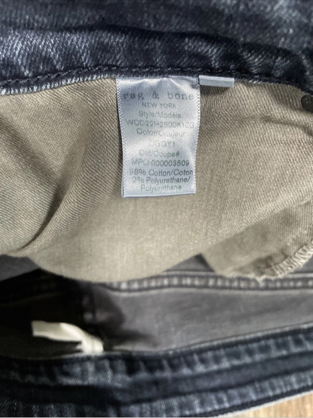 Rag & Bone Nina High Shorty Cigarette Straight Leg Ankle Jeans Women’s Size 32 - Picture 7 of 7